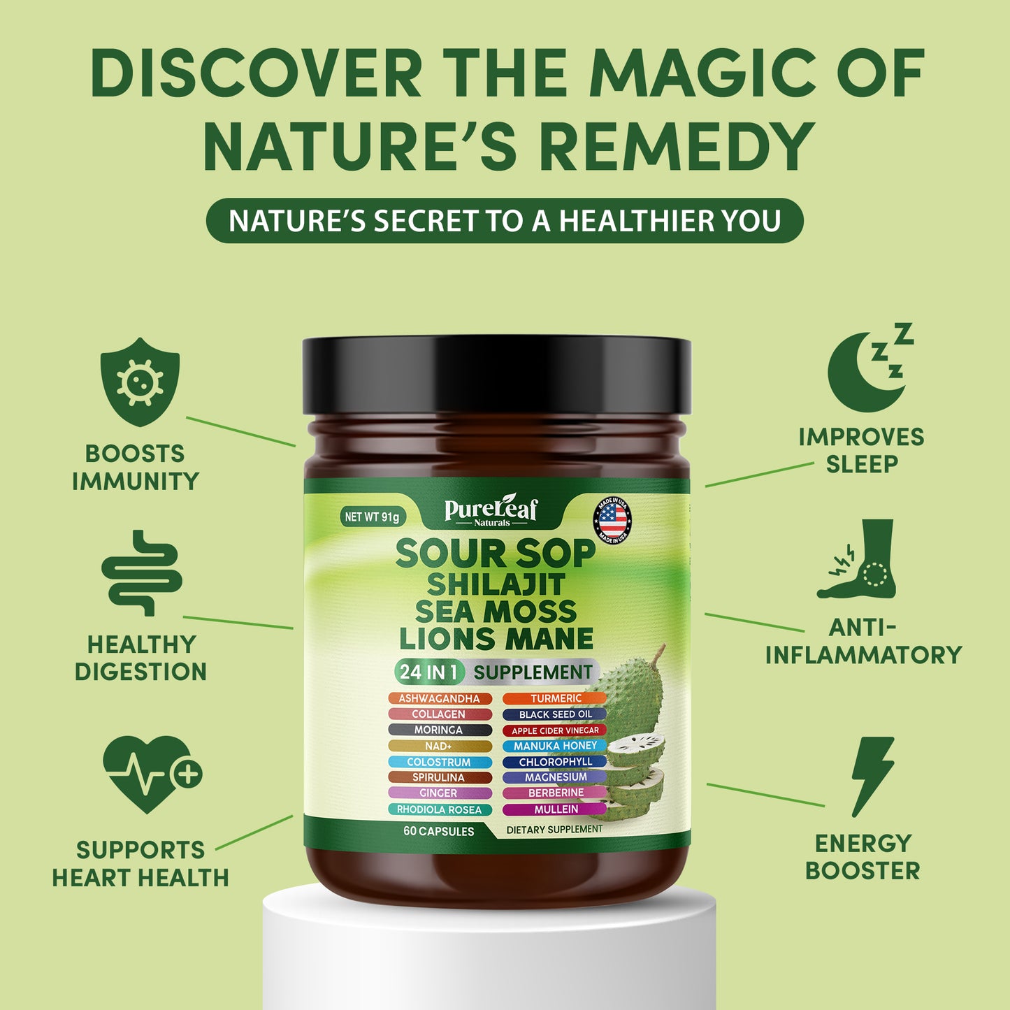 PureLeaf 24-in-1 Soursop Supplement